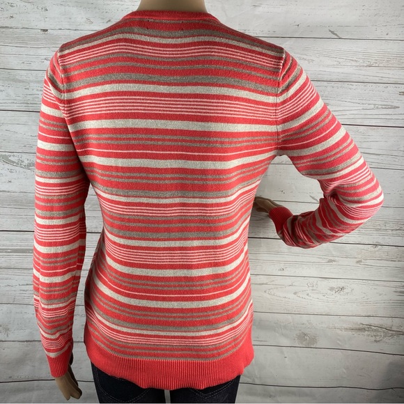 7th Avenue Design Studio Cardigan 💕 Glitter Diagonal Stripes - Picture 9 of 12